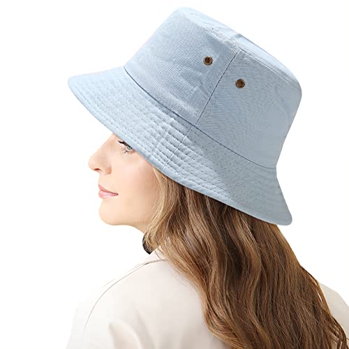 Image of Unisex Bucket Hat Summer UPF 50+ Sun Protection Outdoor Beach Fishing Travel Hiking Hat