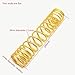 4pcs Thicker Harder Steel Springs Gold for 1/7 UDR Unlimited Desert Racer Shock 8460X