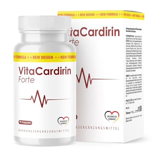 Vita Cardirin Forte Kapseln | Für Ihre innere Balance | Leichte Anwendung | 90 Kapseln | 1x Vita Cardirin Forte Kapseln | Für Ihre innere Balance | Leichte Anwendung | 90 Kapseln | 1x