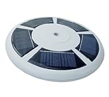 Annin Flagmakers Solar Powered Outdoor Flagpole with LED Light, 9 Inch (Model 2472)