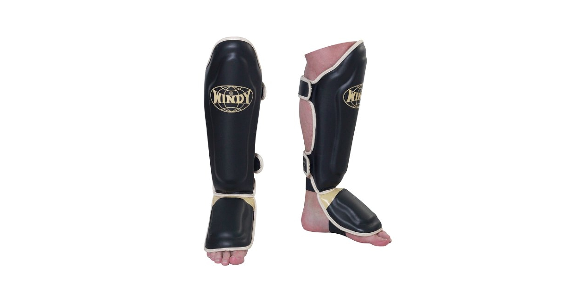 Amazon.com : Windy Deluxe Shin Guards, Black, Large