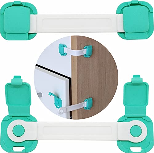 Kit 10 Travas Segurança Bebê Infantil Gaveta Armário Geladeira Microondas Vaso Sanitário Porta Freez