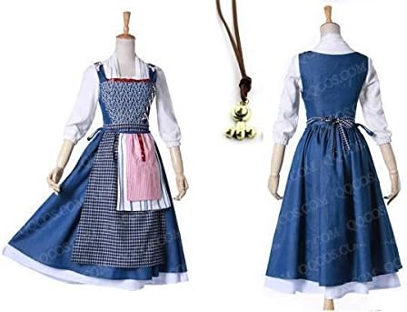 Amazon コスプレ衣装 プリンセス 風17実写版 美女と野獣 ベルワンピース町娘エマ ワトソン コスプレ 仮装 通販 Amazon コスプレ衣装 プリンセス 風17実写版 美女と野獣 ベルワンピース町娘エマ ワトソン コスプレ 仮装 通販
