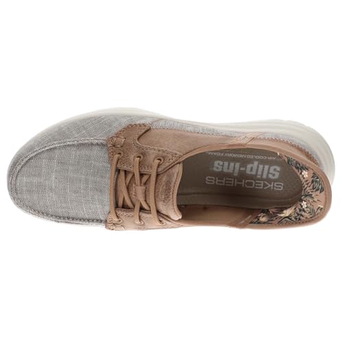 SKECHERS Women's Hands Free Slip-ins On-The-go Flex-Coastal Sky Boat Shoe2