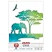 Produktbild herlitz Schulblock A4, GREENline, 50 Blatt liniert, Motiv: Elefant, 10 Stück