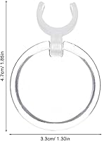 Vista 6 de Lupa para bordar, 10 Uds., con clip práctico, clip de lupa, clip en la lupa, útil broca, pluma de arte de diamante, 10 Uds