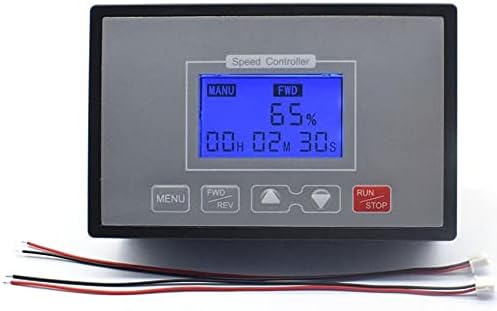 60A Intelligent DC Motor Speed Governor LCD display screen with backlight, timing, limit, automatic, multi-mode speed governor