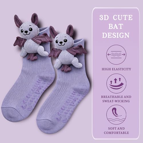 Image of 3D Knit Animal Socks,Cute Hug Hug Socks with Funny Animal Design,Non-Slip Animal Feet Socks for Women Gifts