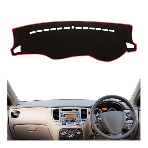 Tapis anti-dérapants tableau de bord Kia Rio Pride 2005-2011 RHD noir