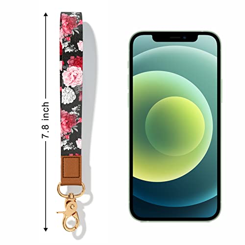 Image of Wrist Lanyard Key Chain, Cute Wristlet Strap Keychain Holder for Women Men Car Keys ID Badges Card Wallet Phone Camera