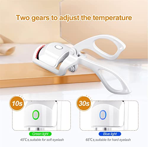 Heated Eyelash Curlers, Eyelash Curlers, Sensing Heating Silicone Pad, 2 Modes Heated Quickly, Easy To Curl, Natural And Lasting Eyelashes, Eyelash Makeup Tools #TOP1