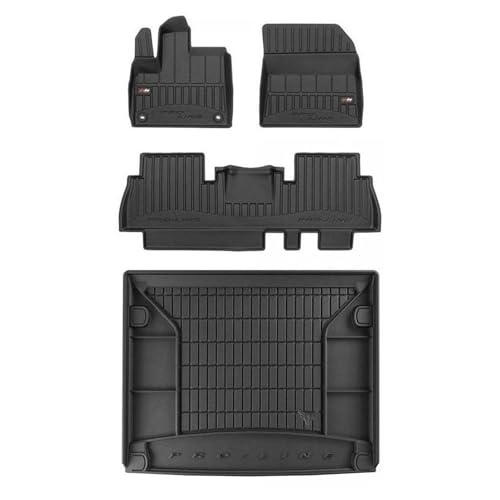 Tapis de coffre et sol en caoutchouc Peugeot Rifter confort voyage