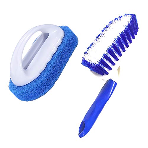 Hot Tub Cleaning Kit Accessories Contain 1PC Scrubbing Brush and 1PC Hot Tub Sponge Cleaning Brush...
