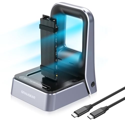 Estación de acoplamiento GRAUGEAR M2 SSD USB 4.0 miniatura 1