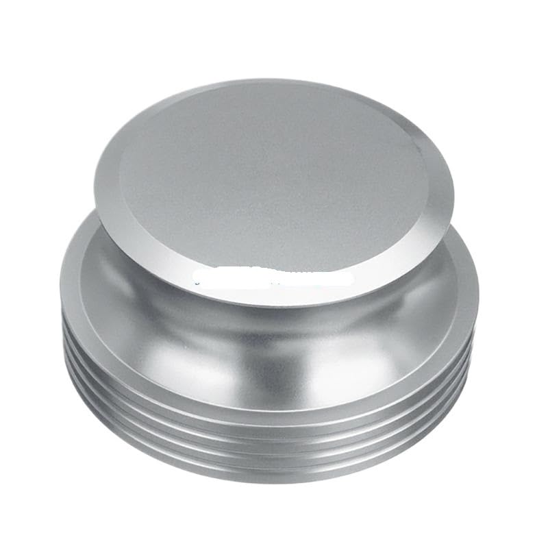 H37F Turntables Record Stabilizer Weight Vibration Balanced Vinyl Accessories(Silver)