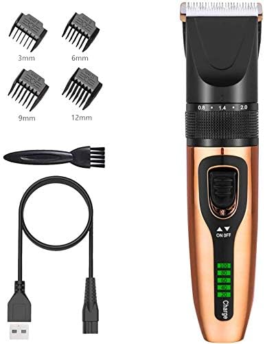 Amazon 電動バリカン 防水 Usb充電式 ３時間連続使用 5段階調節可能 アタッチメント付き 散髪 子供用 家庭用ヘアーカッター ゴールデン Qitaize バリカン ヘアカッター 通販