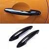 Besttoolifes 2PCS Door Handle Cover Trim for MINI for Cooper, Glossy Black Plastic Exterior Accessory for F54 F55 F56 F57 F60 Models 2014-2023 #2