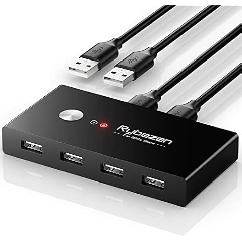 Rybozen 4 Puertos USB Switch Cover