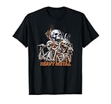 Heavy Metal Halloween Punk Rock Skeleton