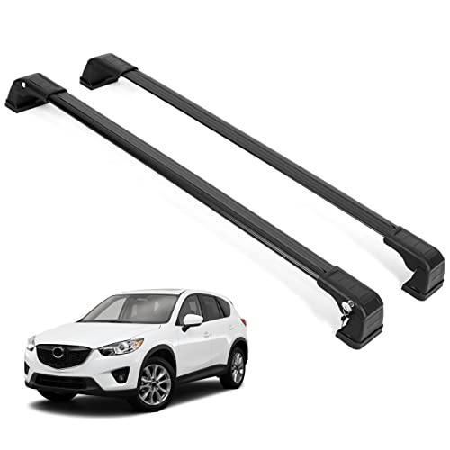 ERKUL Roof Rack Cross Bars for Mazda CX5 CX5 20122016 Aluminum
