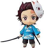 SUWOW Q Version Changeable Face Figure Anime Action Figures Collectible Toy for Demon Slayer Figure(