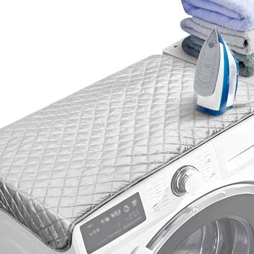 Portable Ironing Mat Blanket, Small Ironing Board Alternative, Heat Resistant Iron Pad for Tabletop, Dryer Covers for The Top, Travel-Friendly Iron Mat, 31