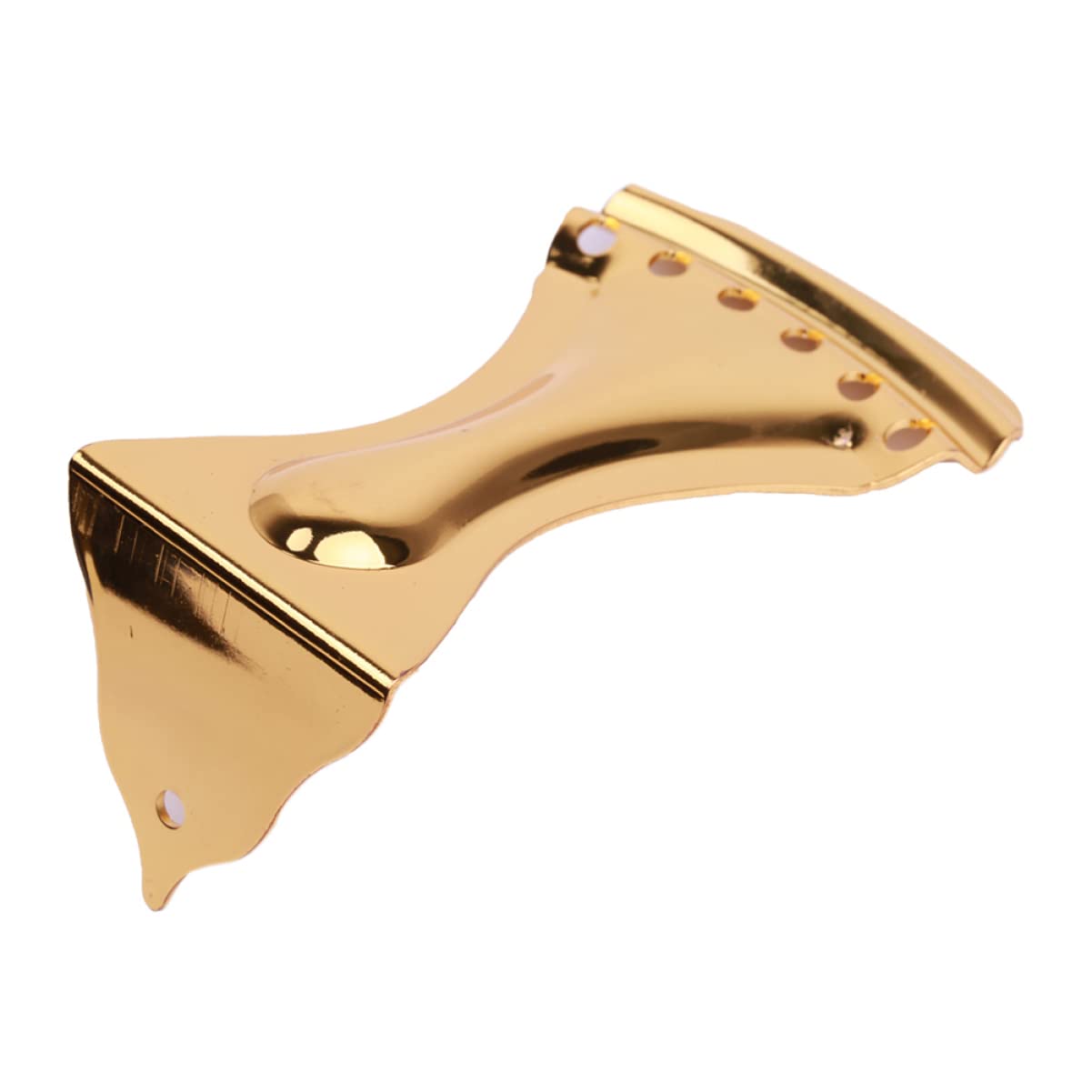 ERINGOGO Short Tailpiece for Acoustic Guitar Tailpiece 6 String Classical Guitar Bridge Tail Nut Replacement Metal Material 11.5x6.6x0.15mm