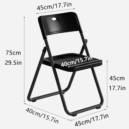 Chaise d'événement pliable extérieure et tabouret portable empilable avec dossier rouge