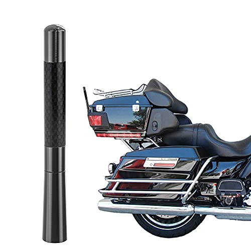 Tecreddy Short Motorcycle Antenna for Harley Davidson 1989-2025 Touring Street Glide/Road Glide/Electra Glide/Ultra Classic | Enhanced AM/FM Signal Reception 1-Pack 4.7 inch