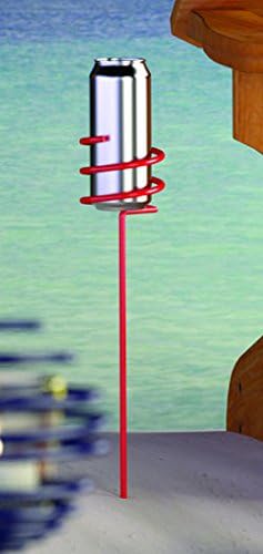 Panacea, Assorted 87995-4 Beverage Stake, 36-Inch, Colors, 4-Pack