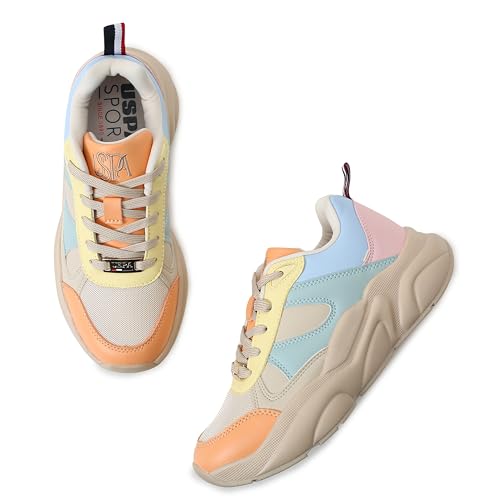 U.S. POLO ASSN. Women Lace Up Sneaker Shoes