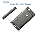Alovexiong for Huawei Google Nexus 6P H1511 H1512 Back Rear Housing Battery Bottom Down Part Cover + Adhesive Replacement Parts (Black)