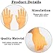 30 Pack Tiny Finger Hands,Flat Hand Style Mini Hand Puppet,Little Tiny Hand for Puppet Show,Party Favors,Games,Gag Performance,15 Left & 15 Right