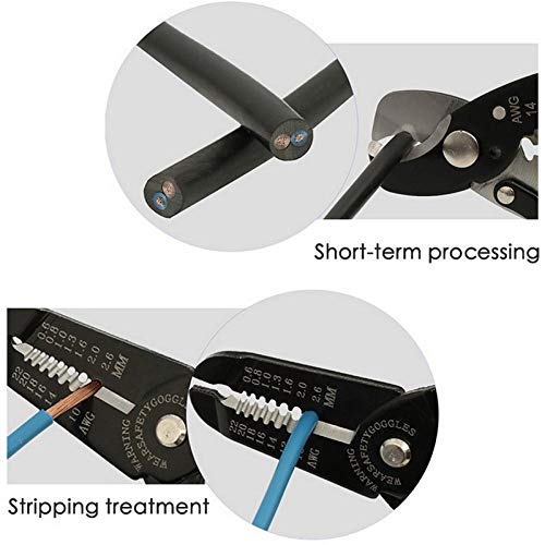Pinces stripper cutter cable crimper multi tools electrical repair B1 - 6