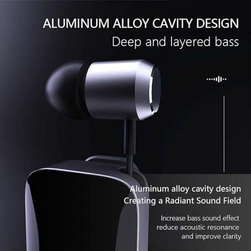 Auricular Bluetooth Lavaliere In Ear con Micrófono miniatura 4