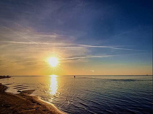 Peinture au diamant 5D adulte lever du soleil en kit de broderie cristal 30x40cm
