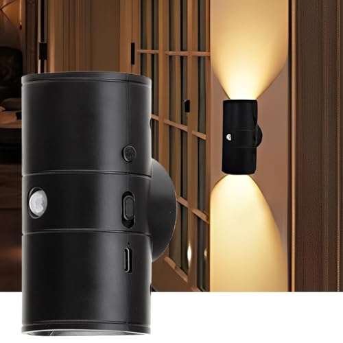 Luz de pasillo moderna para escaleras y baño con fijación imán 3