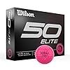 Wilson Fifty Elite Golf Balls – 12 Pack, Pink