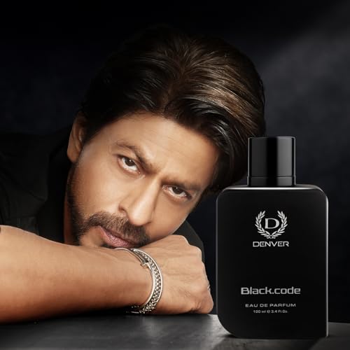 Image of DENVER Black Code Perfume For Men - 100 ML | Fougere Aromatic, Woody | Long Lasting Fragrance | Eau De Parfum