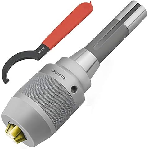 Earl Diamond APU16 1/32-5/8 Inch R8 Shank Precision Integrated Keyless Drill Chuck Cover