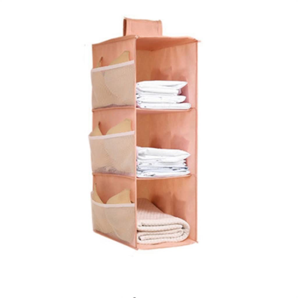 Paquete de Perchas para Ropa de 2/3/4 Niveles, Organizador de Almacenamiento para Ropa, Armario Colgante (Color: Roze, tamaño: 3 Capas)