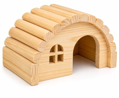 Pet Ting Wooden House for Mice Hamsters Gerbil Home 19 x 11 x 13 cm
