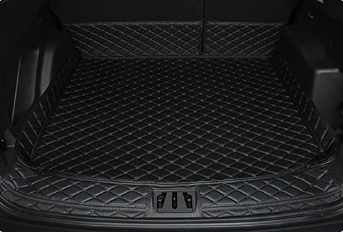 Tapis de coffre Jeep Grand Cherokee anti-saleté lavable en cuir noir