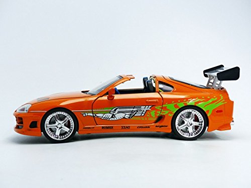 Jada Toys – 97505OR – model araba Toyota Supra – Fast Furious