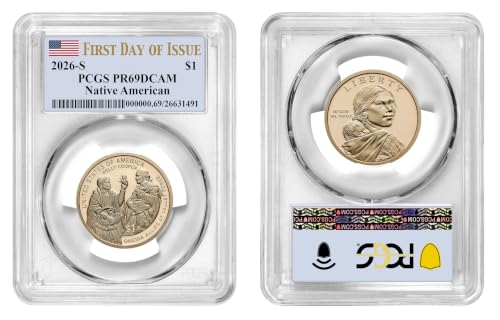 2026-S Native American $1 PCGS PR69DCAM First Day of Issue image 3