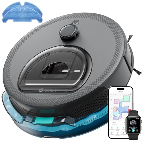 LEFANT M330 Pro Robot Aspirador y Fregasuelos con Mapeo 3 en 1, Navegación dToF, 5000Pa, 150min, Mini Diámetro 28cm, Evitación de Obstáculos PSD 190°, App/Alexa/i Watch, Ideal para Alfombras, Gris LEFANT M330 Pro Robot Aspirador y Fregasuelos con Mapeo 3 en 1, Navegación dToF, 5000Pa, 150min, Mini Diámetro 28cm, Evitación de Obstáculos PSD 190°, App/Alexa/i Watch, Ideal para Alfombras, Gris