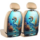 Photo Gallery wzywhj seabed coral seahorse prints seggiolino auto anti kick storage pad 2 pezzi, borsa portaoggetti multifunzionale protezione sedile dopo l installazione Photo Gallery wzywhj seabed coral seahorse prints seggiolino auto anti kick storage pad 2 pezzi, borsa portaoggetti multifunzionale protezione sedile dopo l installazione