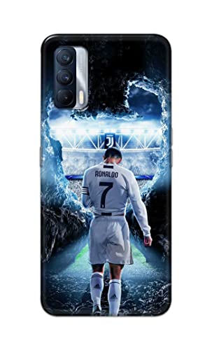 Image of Printed Hard Back Cover Case for Realme X7 Back Cover (Footbal Legend) -702