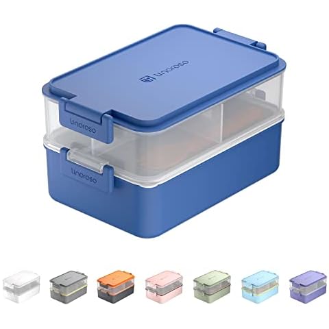Linoroso Bento Lunch Box with Utensils Cover