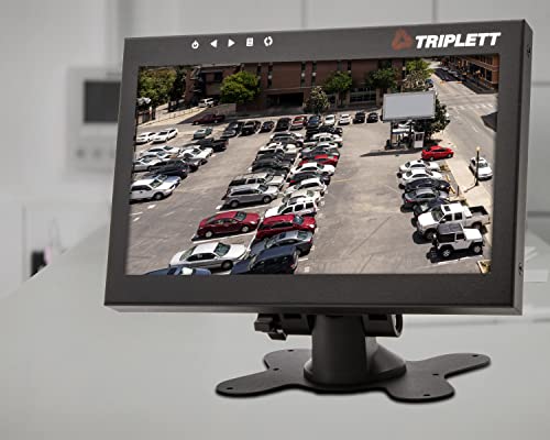 Image of Triplett HDCM3 Compact 8-inch HD TFT LED 1280x720 Security Test Monitor with HDMI, BNC, AV /Composite
